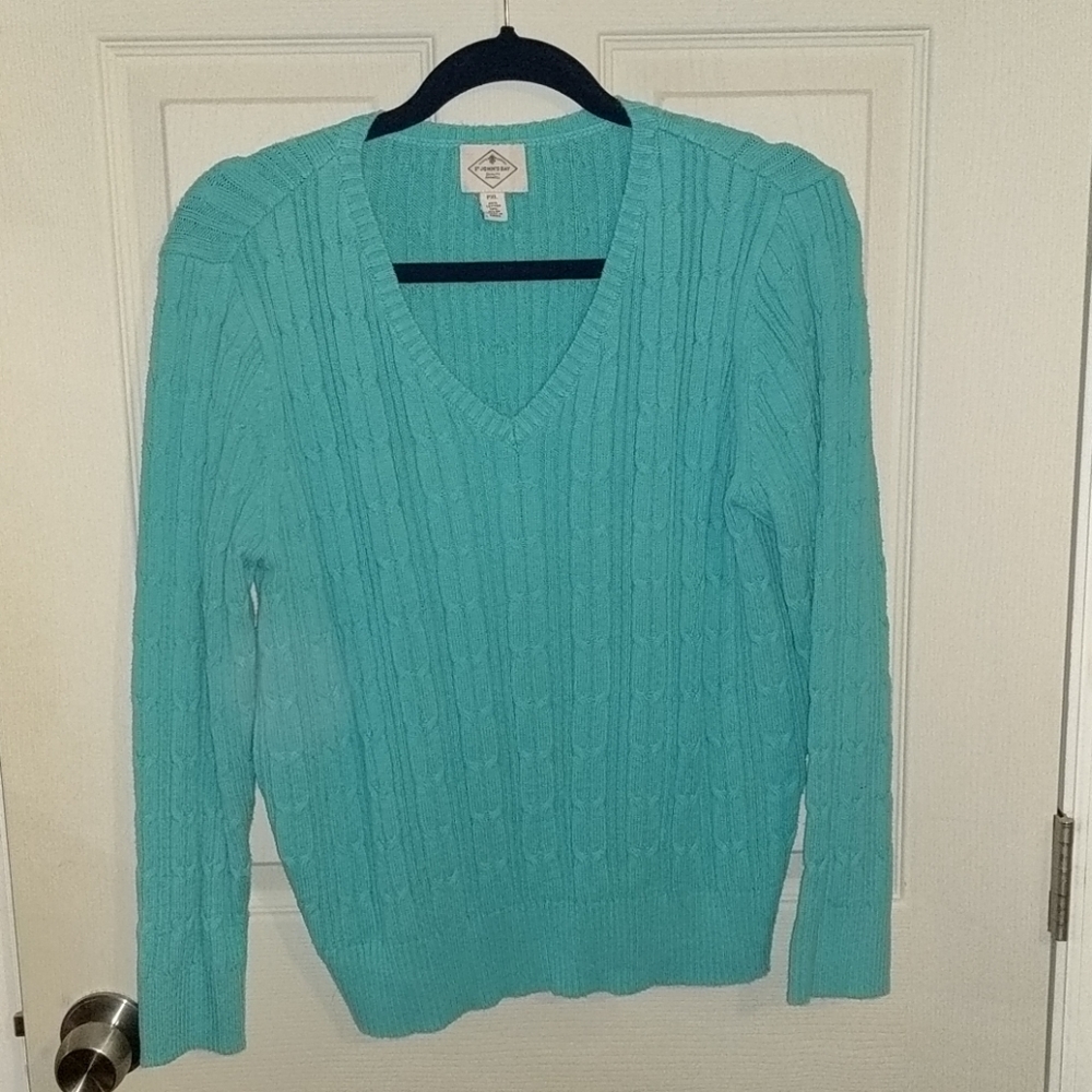 Super soft cable knit petite sweater